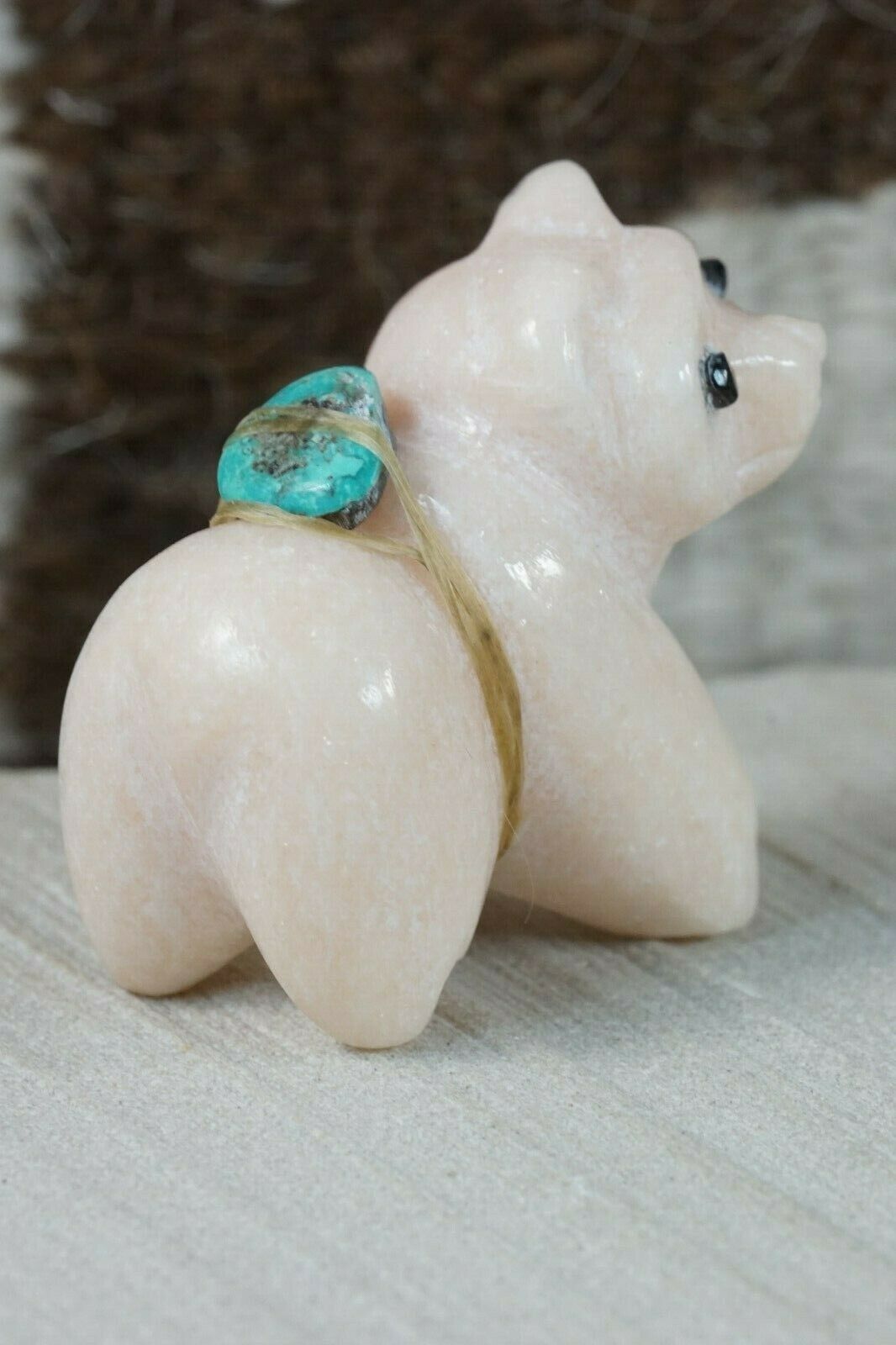 Bear Zuni Fetish Carving - Lance Deysee - High Lonesome Trading