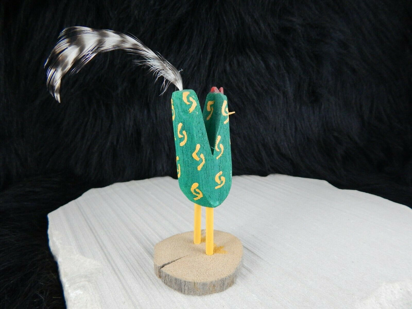 Navajo Chicken Folk Art - I.S. Yaz - Native American - High Lonesome Trading