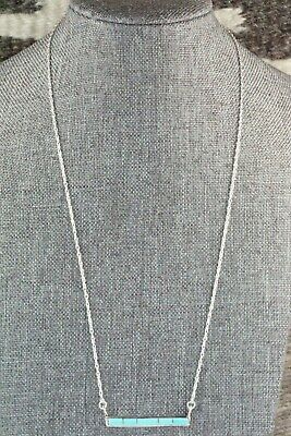 Turquoise & Sterling Silver Necklace - Rolanda Natachu