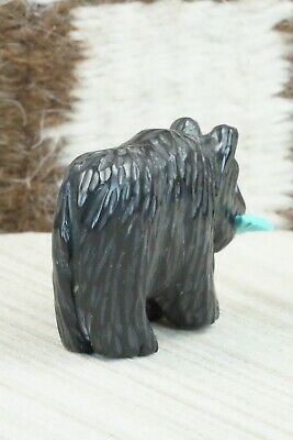 Bear Zuni Fetish Carving - Andres Quandelacy