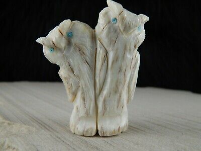 Owl - Zuni Fetish - Allison White - Zuni Owl Carving - Native American - High Lonesome Trading