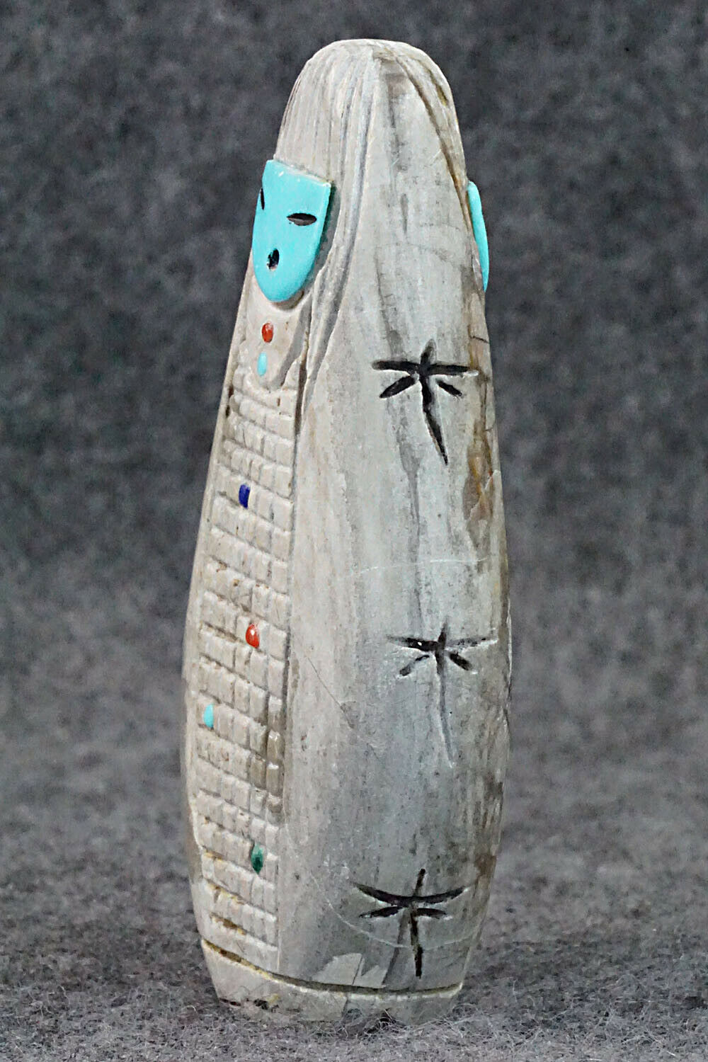 Corn Maiden Zuni Fetish Carving - Sandra Quandelacy