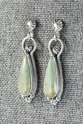 Turquoise & Sterling Silver Earrings - Verley Betone