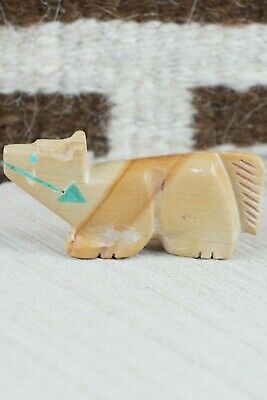Wolf Zuni Fetish Carving - Georgia Quandelacy - High Lonesome Trading