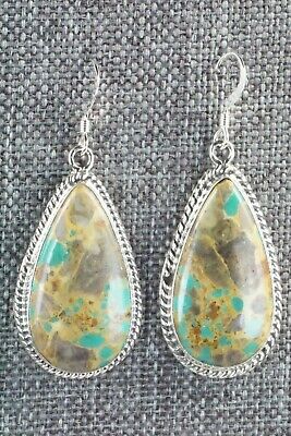 Turquoise & Sterling Silver Earrings - Isabelle Yazzie
