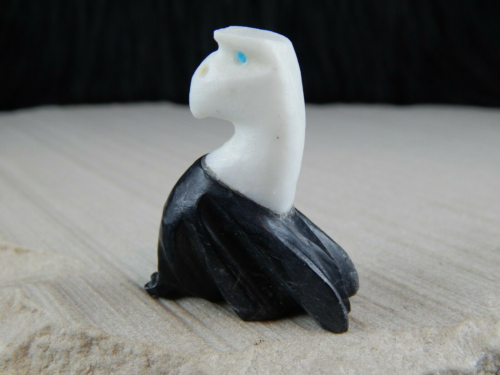 Eagle Zuni Fetish Carving - Kelly Lementino - High Lonesome Trading