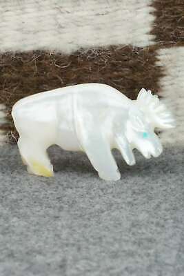 Moose Zuni Fetish Carving - Andres Quandelacy