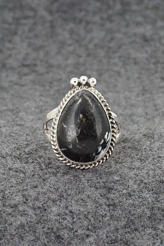 White Buffalo & Sterling Silver Ring - Benjamin Martinez - Size 7