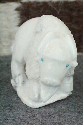Buffalo Zuni Fetish Carving - Derrick Kaamasee
