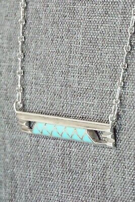 Turquoise & Sterling Silver Necklace - Laurie Kallestewa