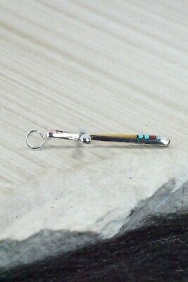 Multi Stone & Sterling Silver Pendant - Lynette Bowannie