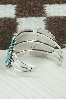 Turquoise & Sterling Silver Bracelet - Merlinda Chavez