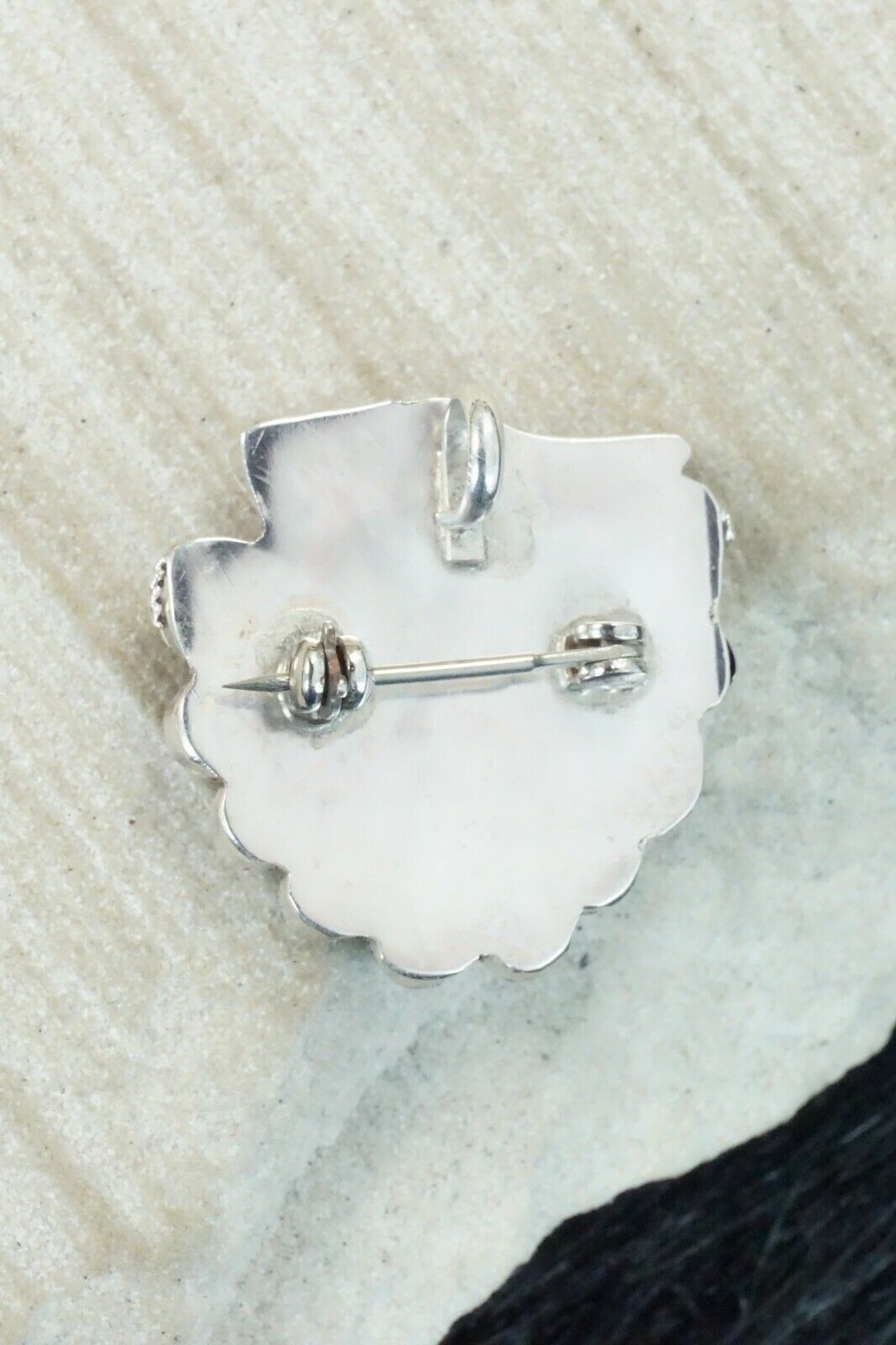 Multi Stone & Sterling Silver Pendant/ Pin - Sherry Nastacio