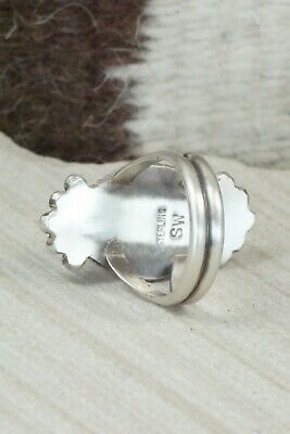 Turquoise & Sterling Silver Ring - Selina Warner - Size 8