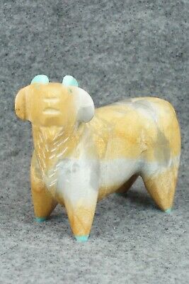 Goat Zuni Fetish Carving - Enrike Leekya