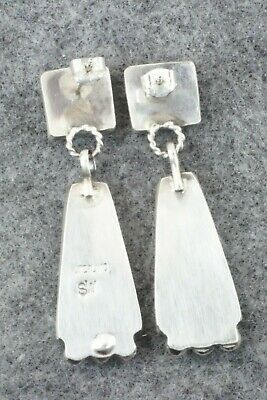 Turquoise & Sterling Silver Earrings - Selina Warner