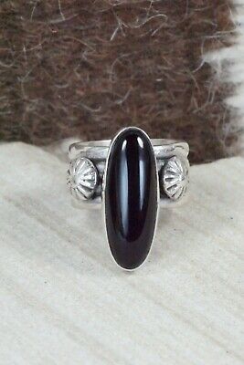 Onyx & Sterling Silver Ring - Ben Begay - Size 7.75