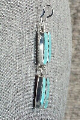 Turquoise & Sterling Silver Earrings - Irvin Tsosie