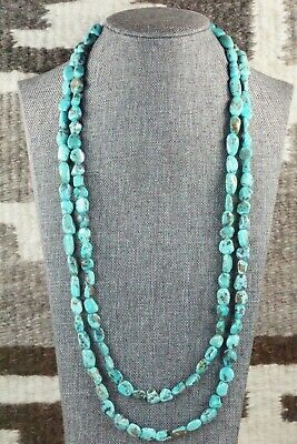 Turquoise & Sterling Silver Necklace - Navajo