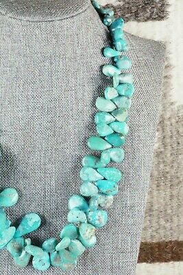 Turquoise & Sterling Silver Necklace - Native American