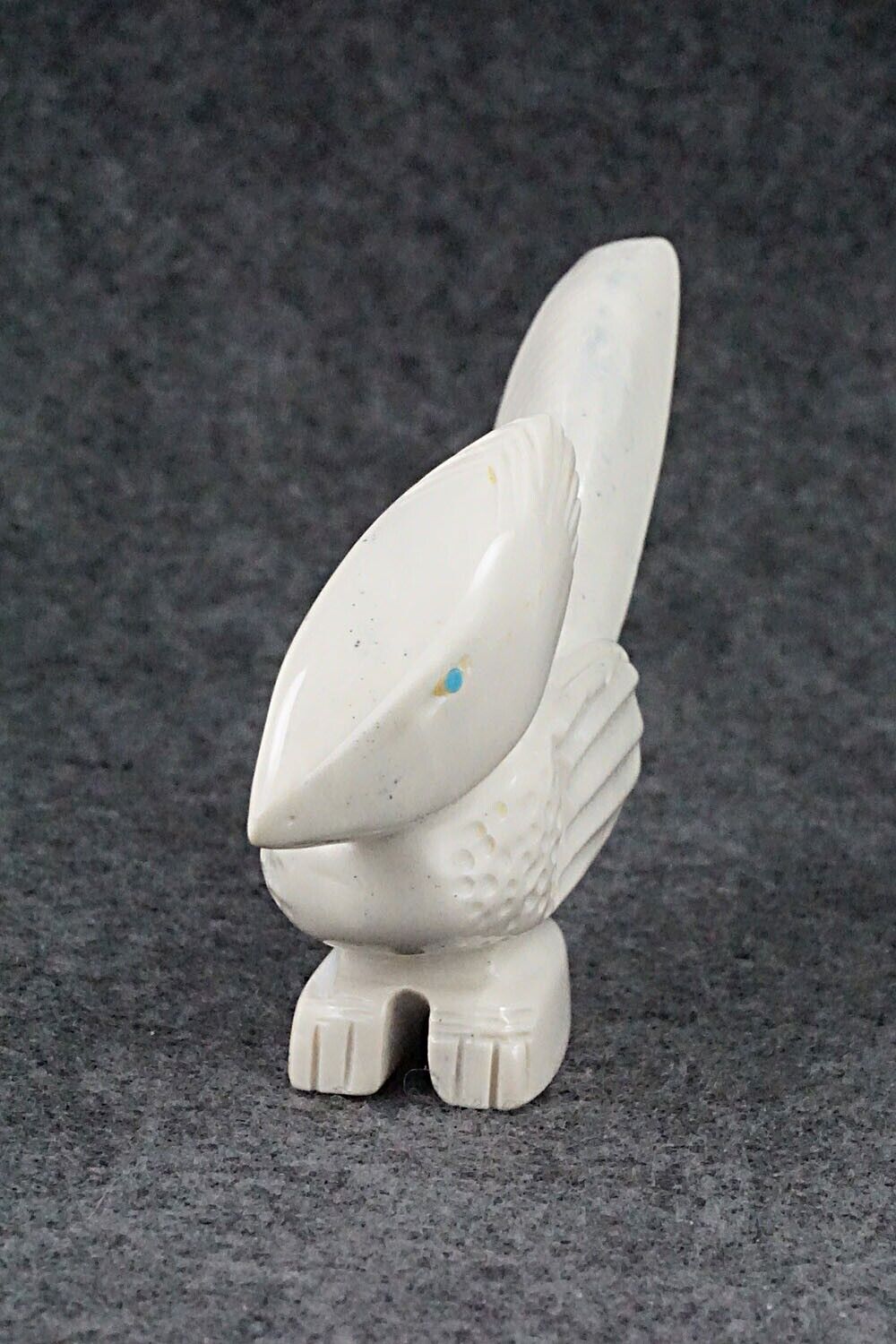 Roadrunner Zuni Fetish Carving - Gilbert Lonjose
