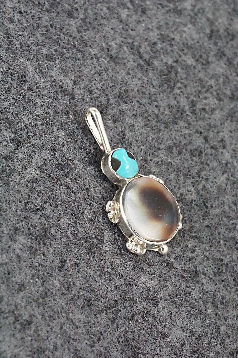 Multi Stone & Sterling Silver Pendant - Kathryn Qualo