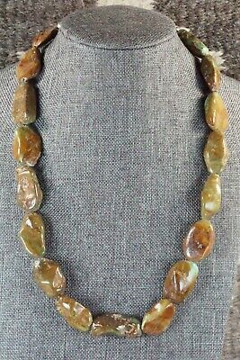 Turquoise & Sterling Silver Necklace - Navajo
