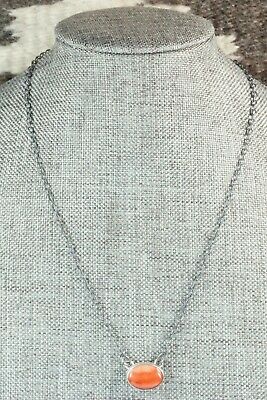 Spiny Oyster & Sterling Silver Necklace - Bernyse Chavez