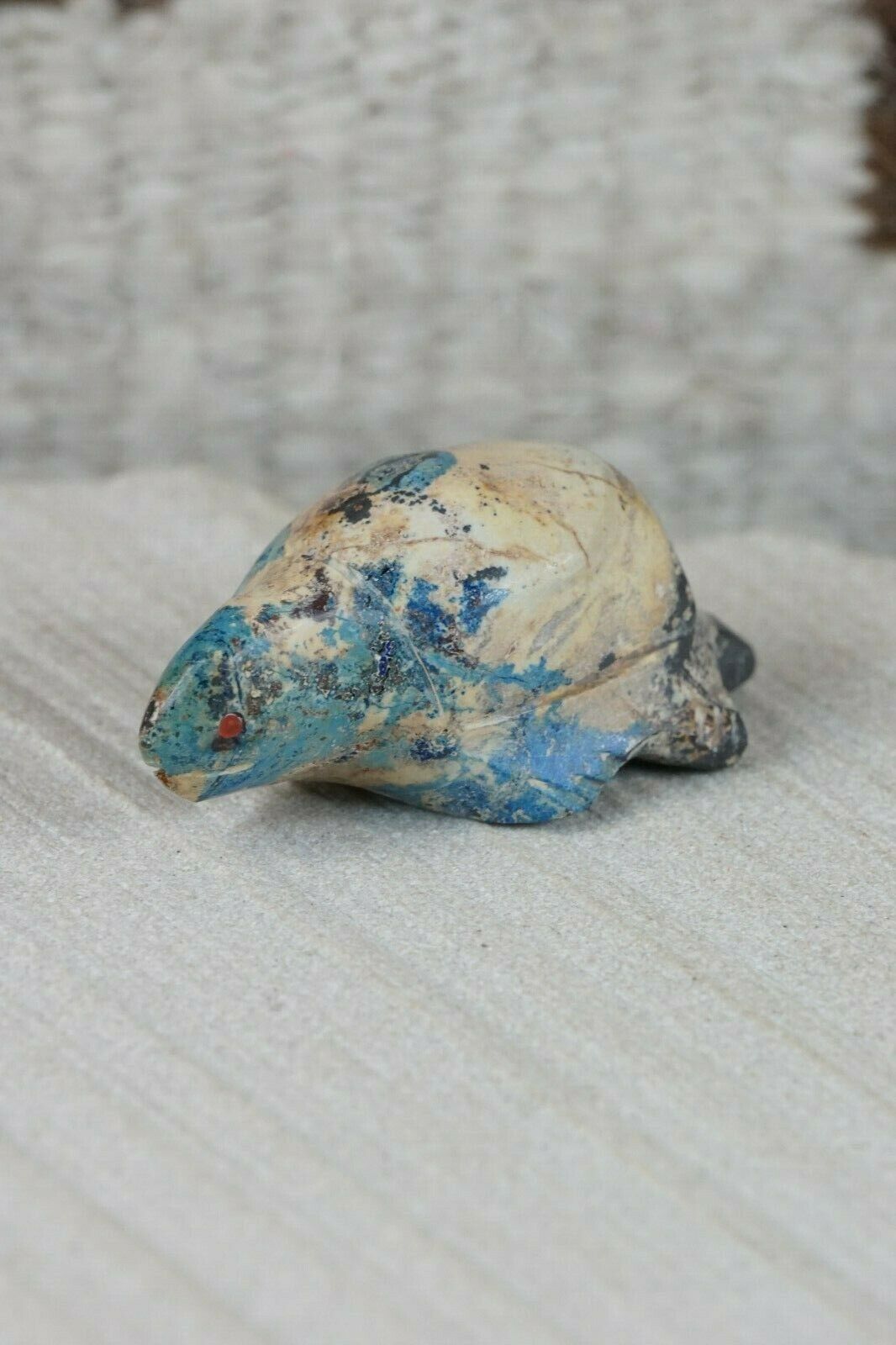 Turtle Zuni Fetish Carving - Leland Boone - High Lonesome Trading