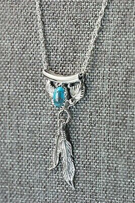Navajo Turquoise & Sterling Silver Necklace - Sharon McCarthy