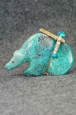 Bear Zuni Fetish Carving - Donovan Laiwakete
