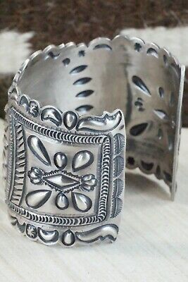 Navajo Sterling Silver Bracelet - Eugene Charley