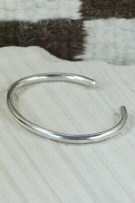 Navajo Sterling Silver Bracelet - Elaine Tahe