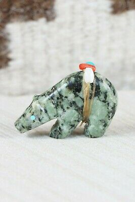 Bear Zuni Fetish Carving - Fernando Laiwakete - High Lonesome Trading
