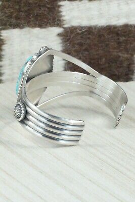Turquoise & Sterling Silver Bracelet - Michael Calladitto