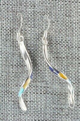 Multi Stone & Sterling Silver Earrings - Ira Johnson