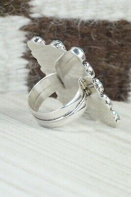 Turquoise and Sterling Silver Ring - Pricilla Reeder - Size 8.5