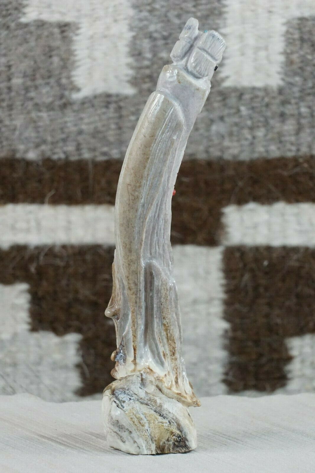 Corn Maiden Zuni Fetish Carving - Derrick Kaamasee - High Lonesome Trading