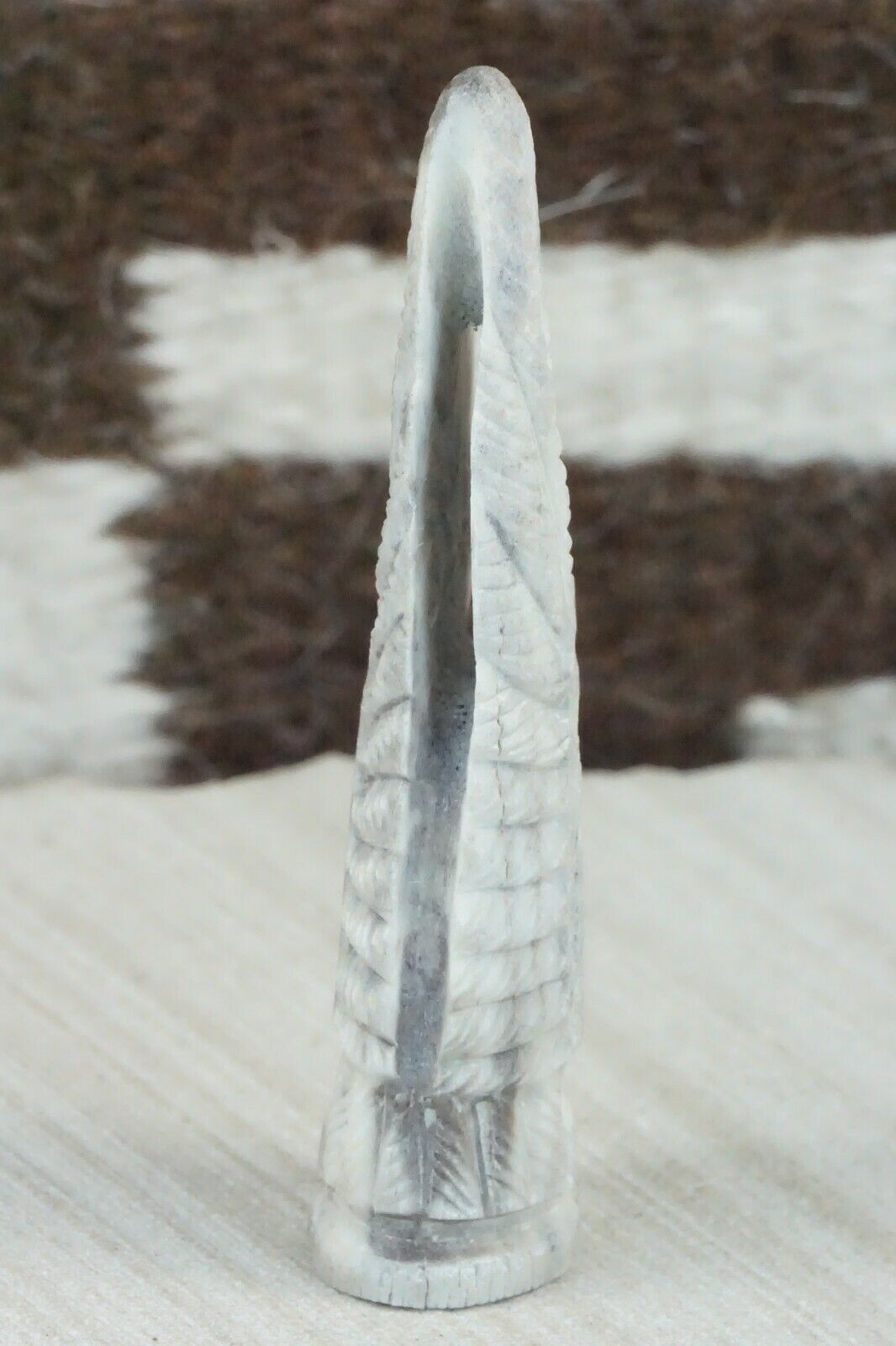 Owl Zuni Fetish Carving - Garrick Weeka