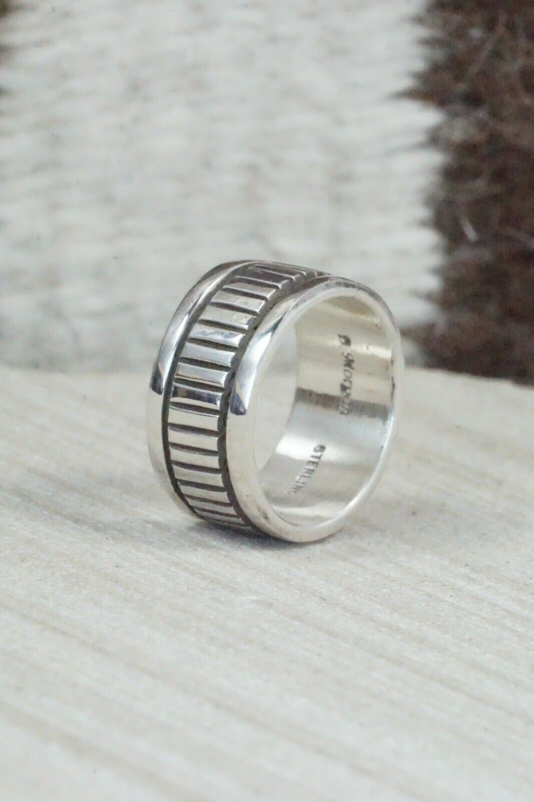 Sterling Silver Ring - Bruce Morgan - Size 6.25