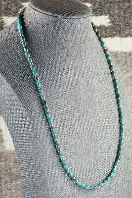 Turquoise & Sterling Silver Necklace - Native American