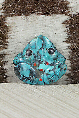 Frog Zuni Fetish Carving - Reynold Lunasee