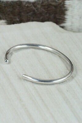 Navajo Sterling Silver Bracelet - Elaine Tahe