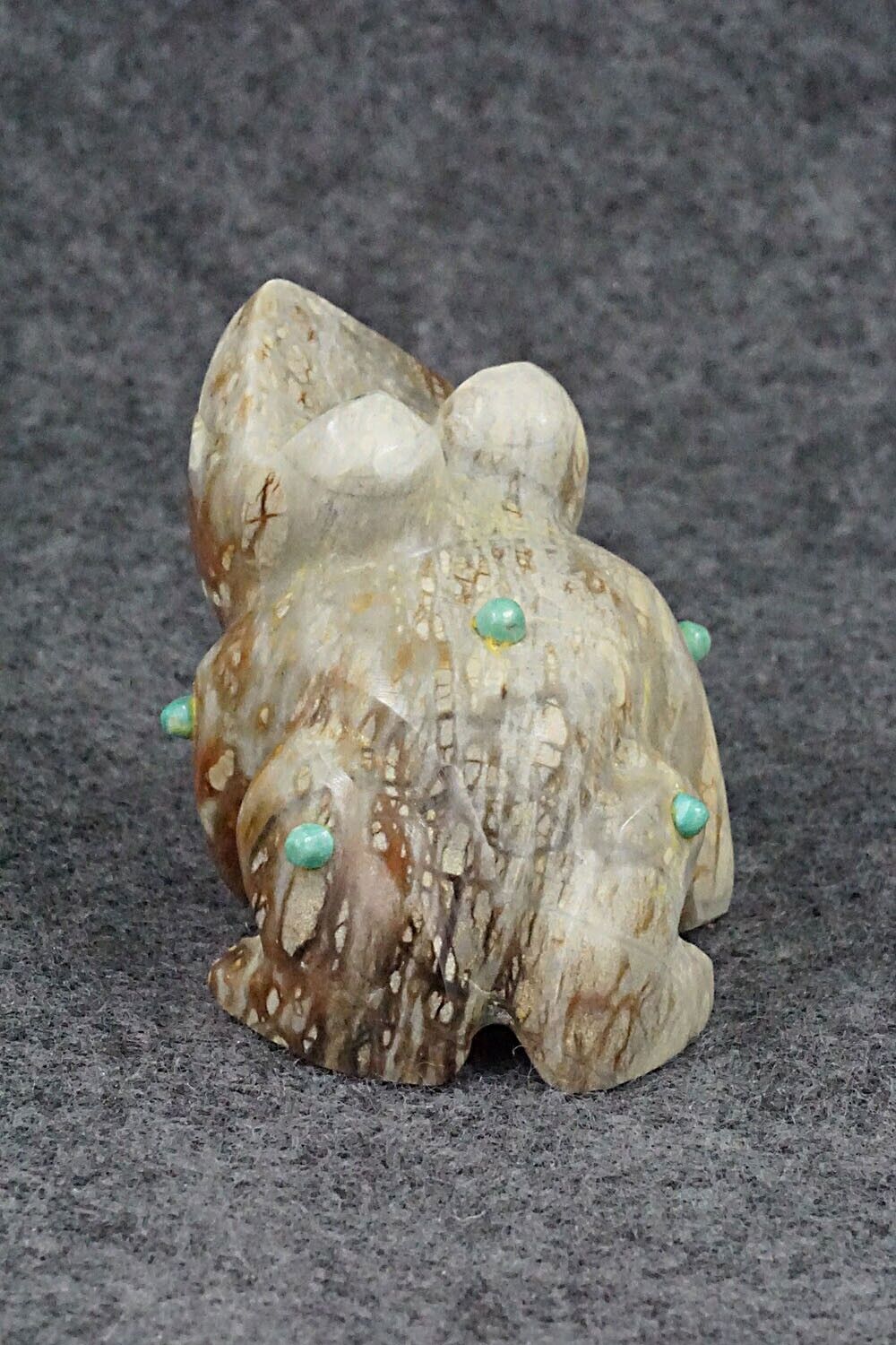 Frog Zuni Fetish Carving - Enrike Leekya
