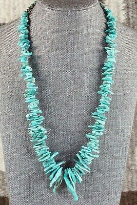 Turquoise & Sterling Silver Necklace - Navajo