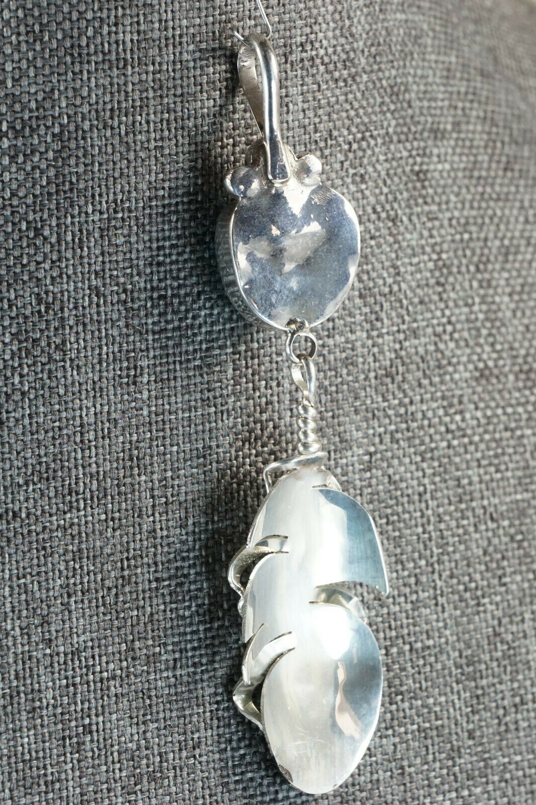 Navajo Turquoise & Sterling Silver Pendant - Ernest Rangel