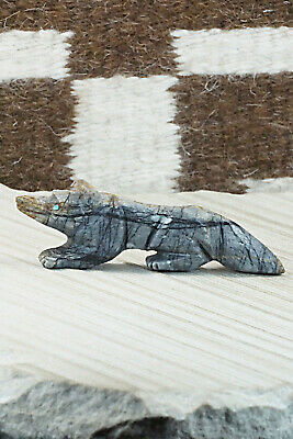 Wolf Zuni Fetish Carving - Tony Mackel