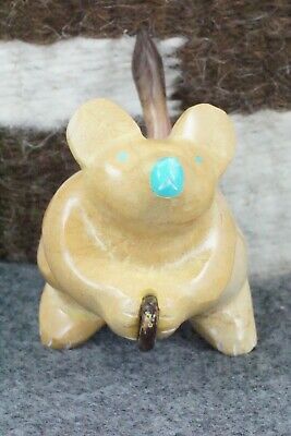 Mouse Zuni Fetish Carving - Enrike Leekya
