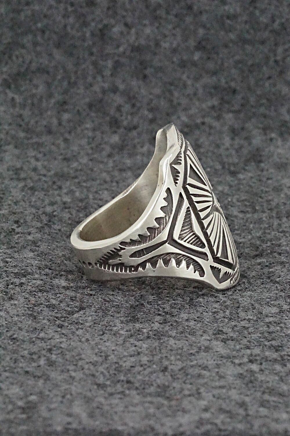 Sterling Silver Ring - Calvin Martinez - Size 9.5