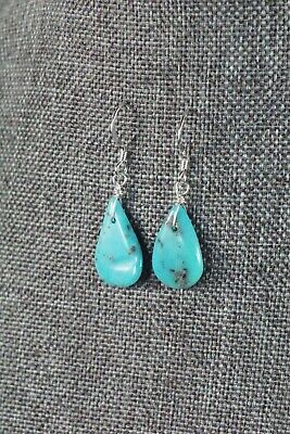 Navajo Turquoise and Sterling Silver Earrings - Native American